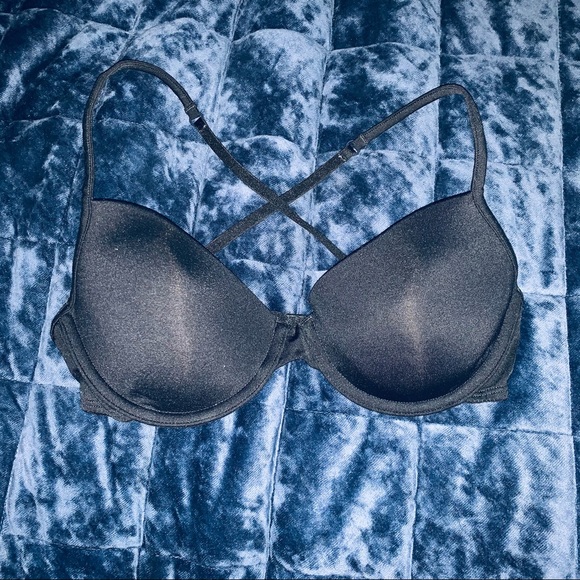 PINK | T-Shirt Demi | 34C | Black - Picture 1 of 3